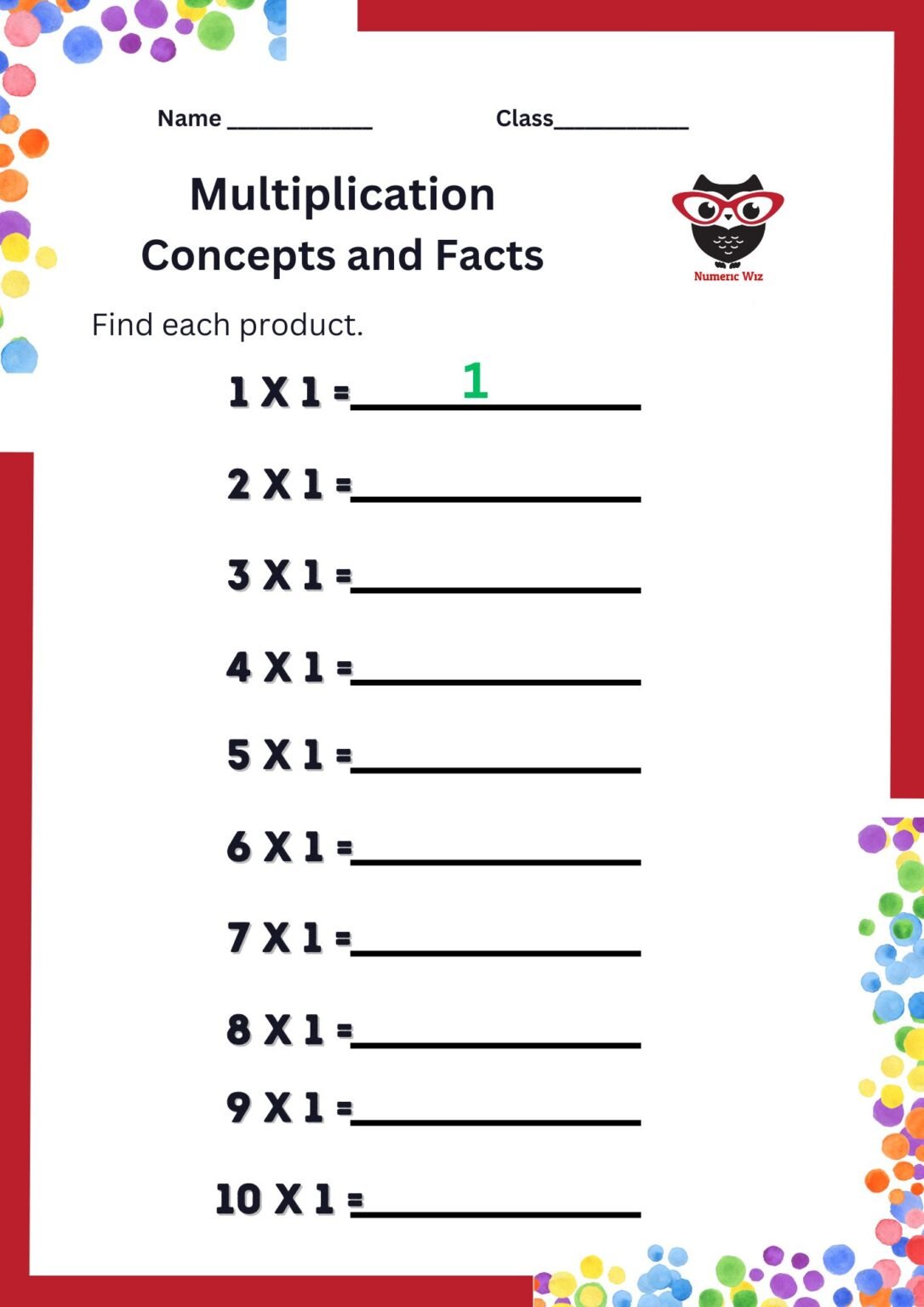 Solve problems using Multiplication. - Numericwiz