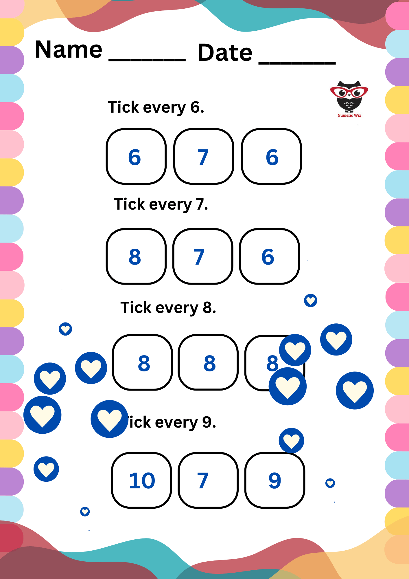 Tick the Right Number!