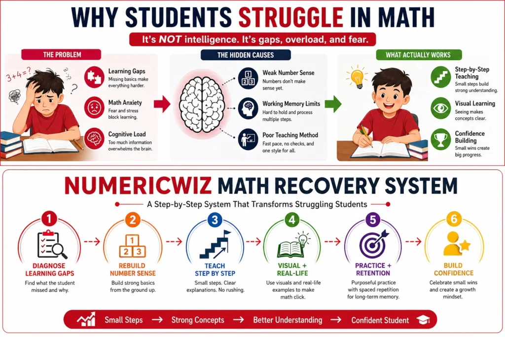 how to teach math to slow learners effectively using step by step and conceptual methods