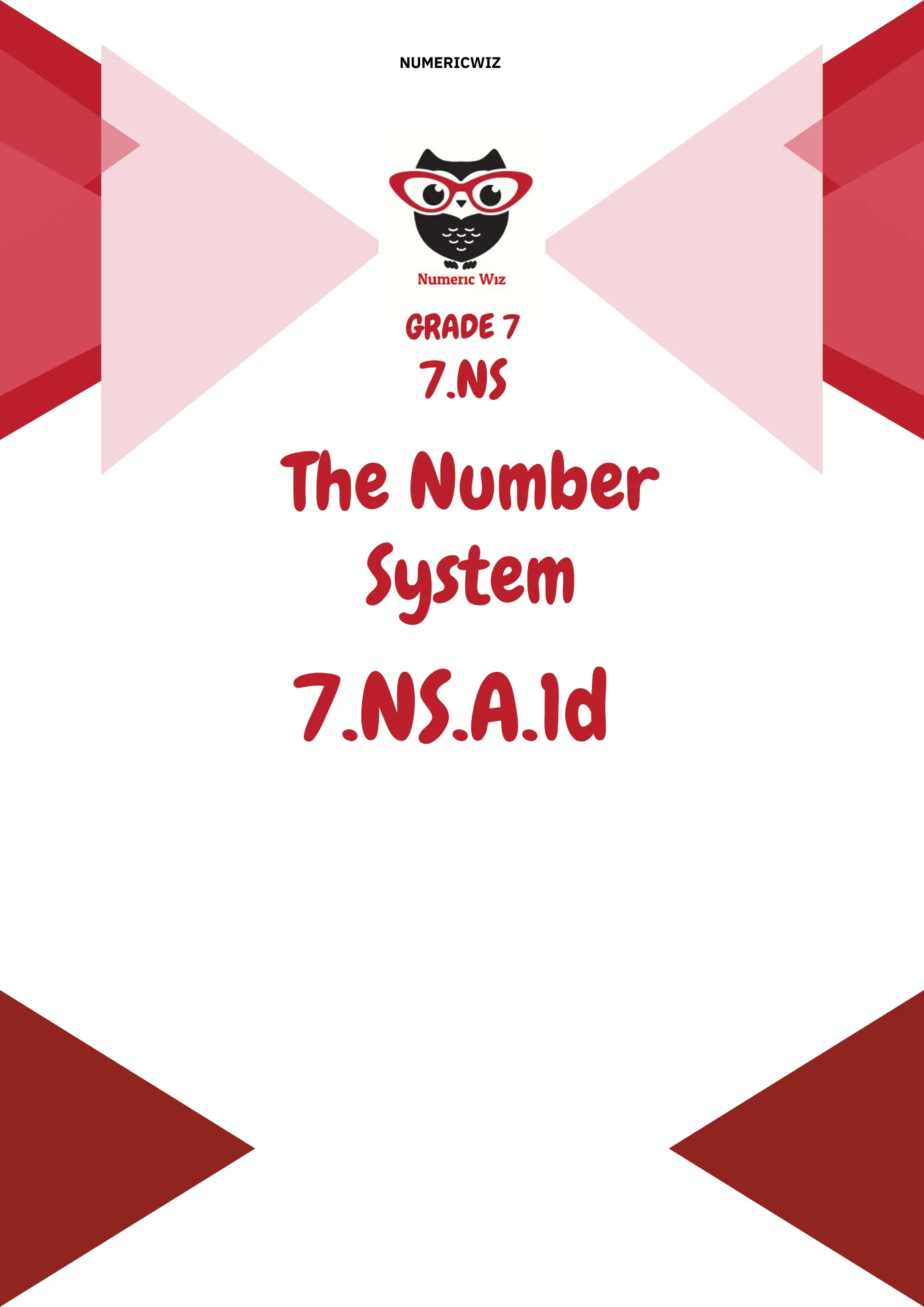 The Number System Workbook 2