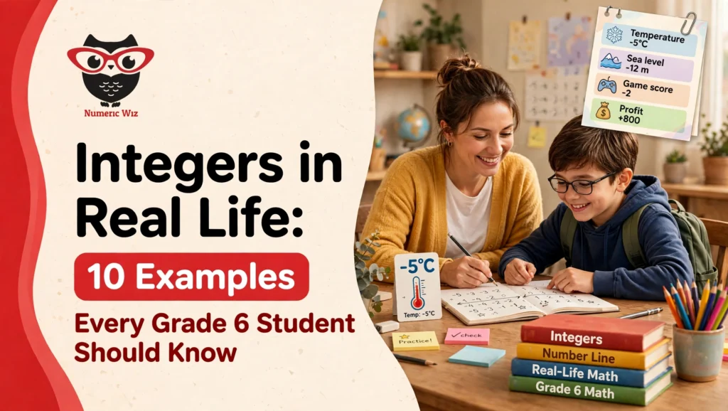 Integers in Real Life — 10 examples every Grade 6 student should know